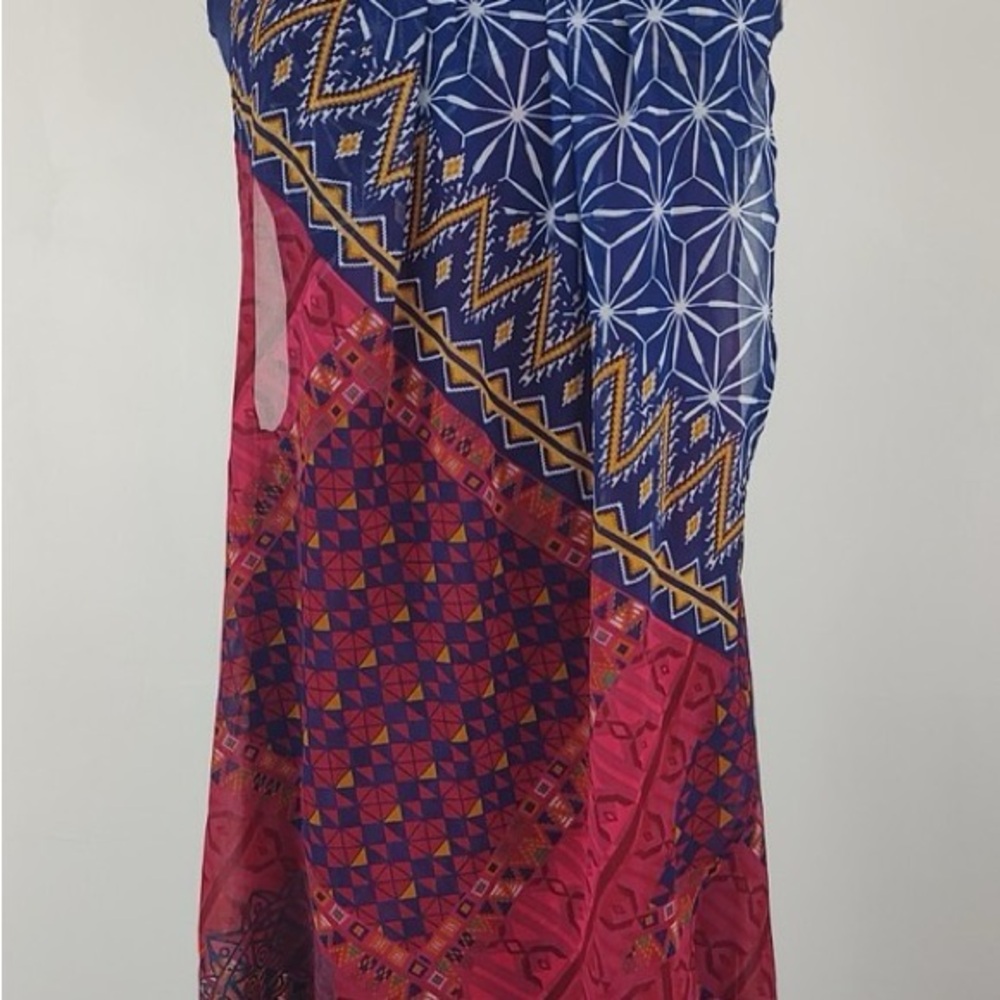 Desigual Mixed Pattern Dress - Picture 2 of 11